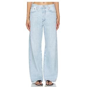 Agolde Light Wash Straight Leg Jeans